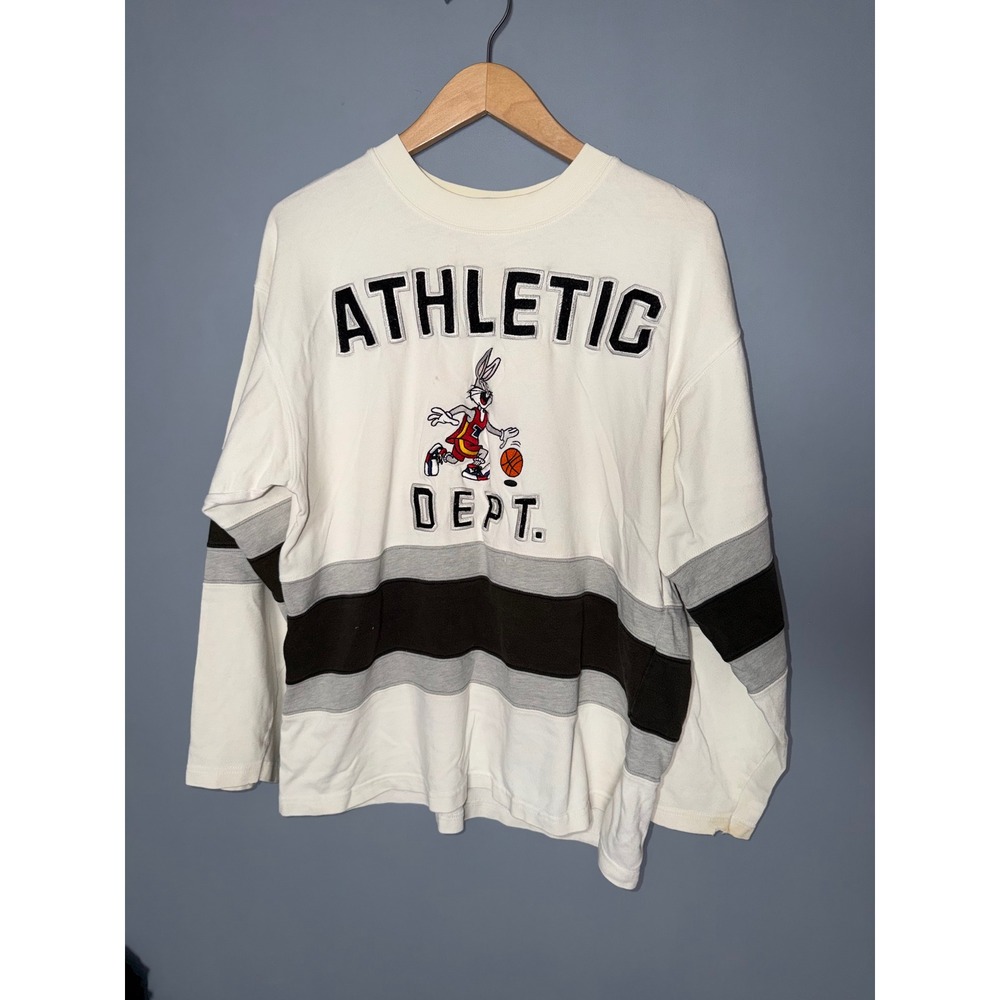 ACME Clothing Co Bugs‎ Bunny Athletic Dept Long Sleeve S/M 1993 Warner Bros